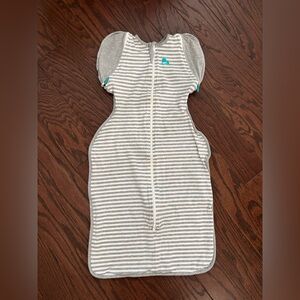 Love To Dream Swaddle Wrap Me Up Transition Swaddle/Sleep Sack - Gray Stripe